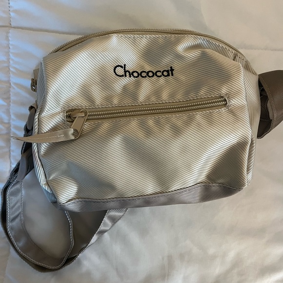 Chococat Sanrio Cream and Black Crossbody Bag - Picture 4 of 7